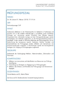 thumbnail of PRÜFUNGSPEZIAL Workshopreihe 2018