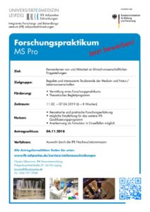 thumbnail of IFB MS Pro Forschungspraktikum Ausschreibung 2019